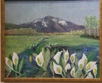 「花」(油彩画)滝澤 恭子 「花」(油彩画)滝澤 恭子